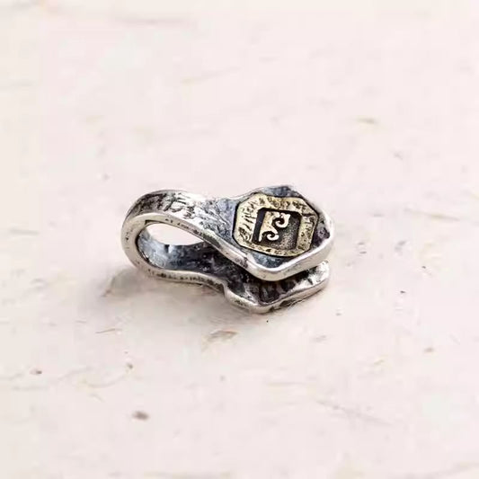 Silver Cloud Clip: Handmade Jewelry Tibetan Buddhist Jewelry
