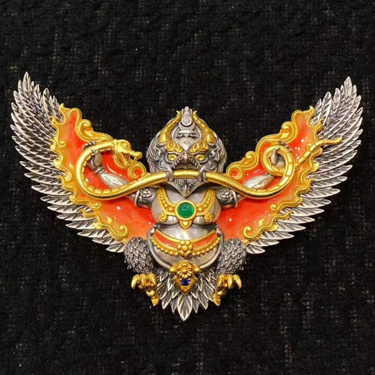 Tibetan Buddhist Jewelry Culture S925 Garuda Pendant Jewelry Art