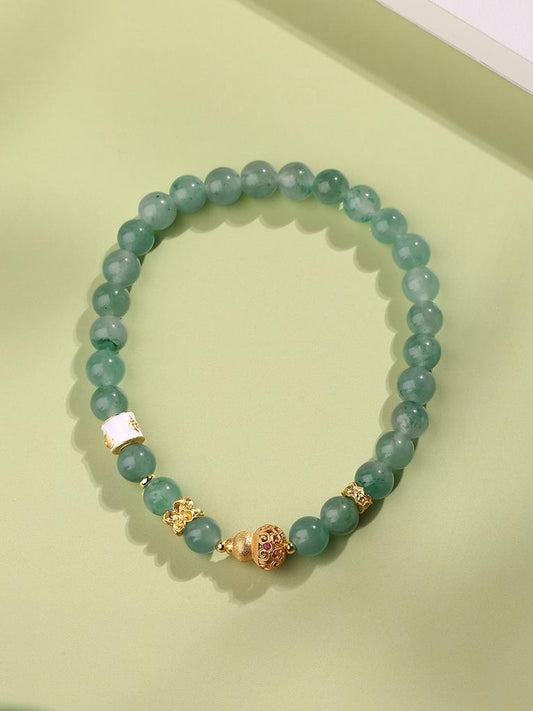 Tibetan-Buddhist Handmade African Jade Bracelet | Jewelry Art
