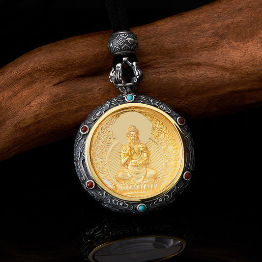 tibetan-buddhist Zodiac Buddha Silver Copper Tibetan Buddhist Jewelry
