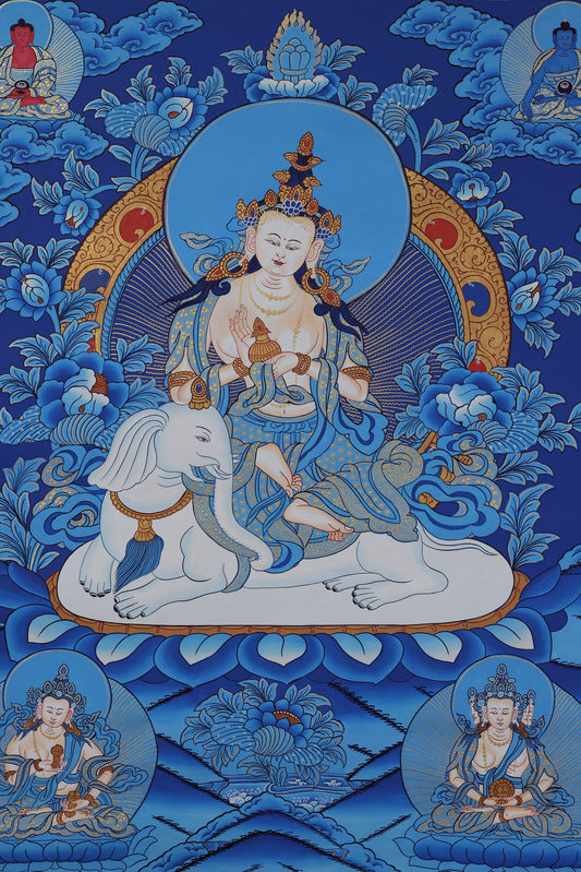 The Symbolism & Art of Samantabhadra Bodhisattva Thangka Paintings