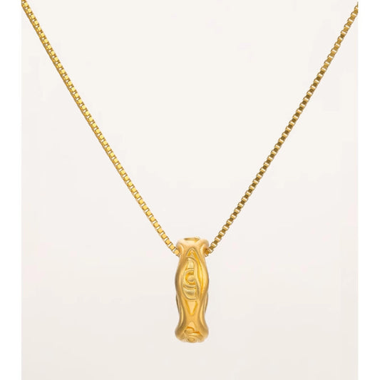 Tibetan Buddhist 24K Gold All-Seeing Eye Necklace | Handmade Gold & S925 Silver Pendant for Protection and Wisdom