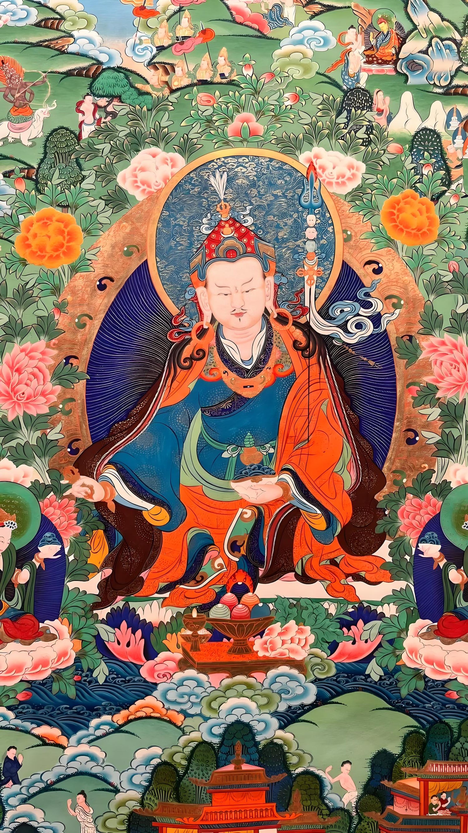 Lineage Masters Thangka
