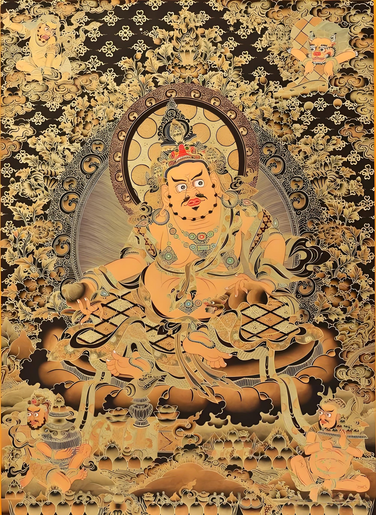 Wealth Deity Thangka