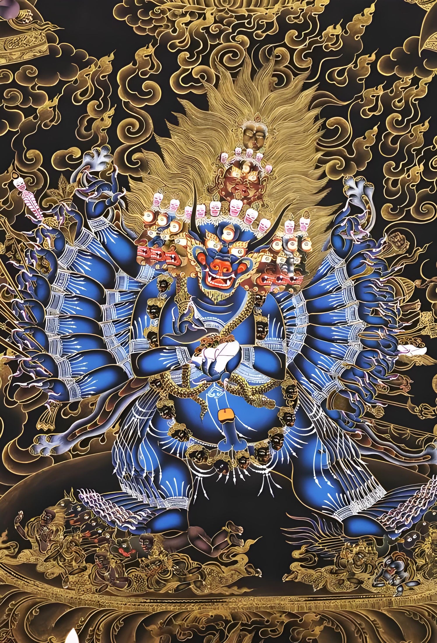 Tantric Deities Thangka