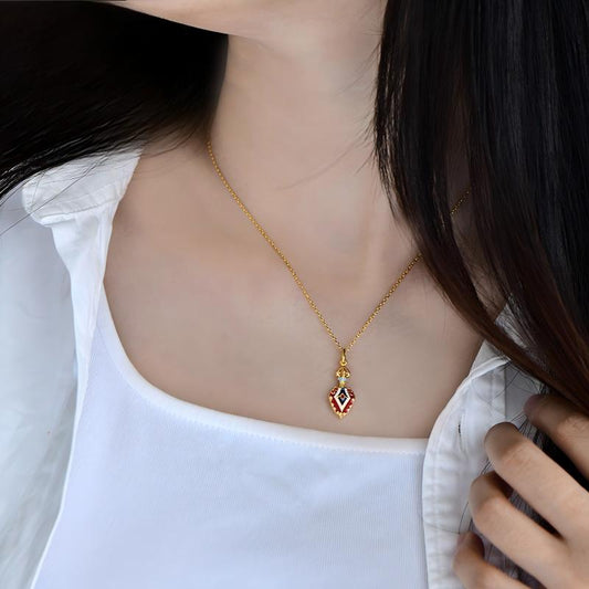 Tibetan Buddhist Jewelry Culture: A handmade sterling silver Five Wisdom Sword pendant, showcasing sacred Buddhist jewelry art and Manjushri's symbols.