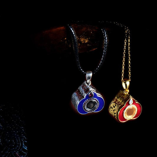 Tibetan Buddhist Jewelry Culture: A handmade sterling silver Bodhicitta Gau box, showcasing sacred Buddhist jewelry art and compassion symbols.