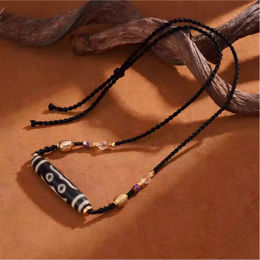 Purely handmade sacred goddess amulet necklace, reflecting the heritage of Tibetan Buddhist Jewelry Culture jewelry art.