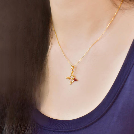 Sacred silver protection pendant featuring Kurukulla's bow and arrow, a unique fusion of protective amulet and Buddhist art.