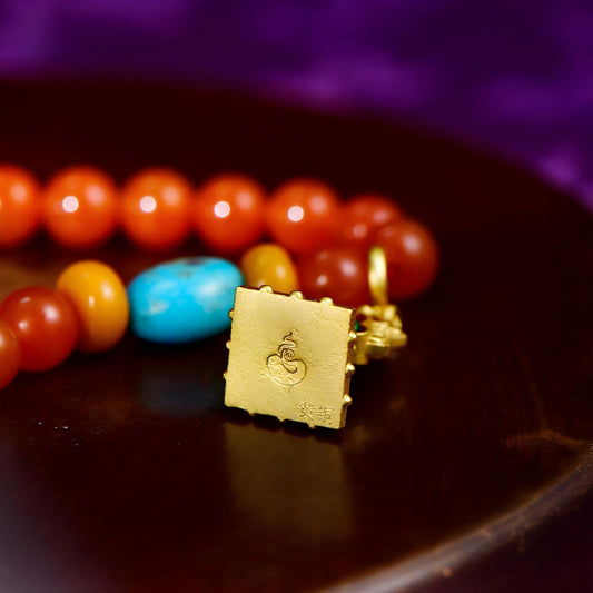 Tibetan Buddhist Jewelry Culture: Sacred Torma pendant, a unique fusion of jewelry art and Buddhist sacrificial items art.