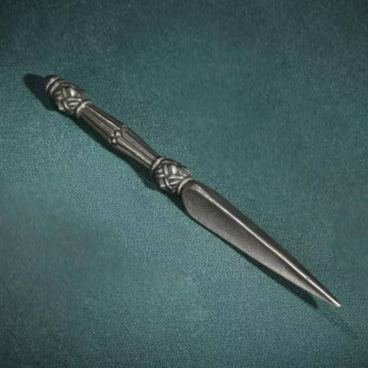 Brass Tian Tie Phurba Vajra, handcrafted as a unique Tibetan Buddhist ritual art. Perfect for enhancing spiritual rituals and bringing protection and peace to your space