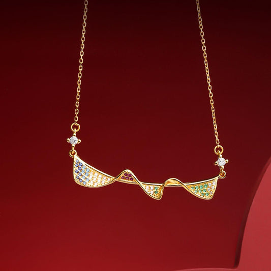 Tibetan Buddhist Fanghua Ruyi Pendant Necklace – 925 Silver Jewelry for Spiritual Balance