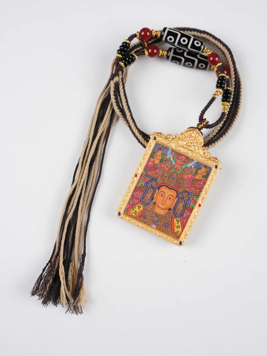 Tibetan Buddhist Avalokiteshvara Compassion Tibetan Thangka, hand-painted with natural mineral pigments on traditional canvas - Tibetan Buddhist Art