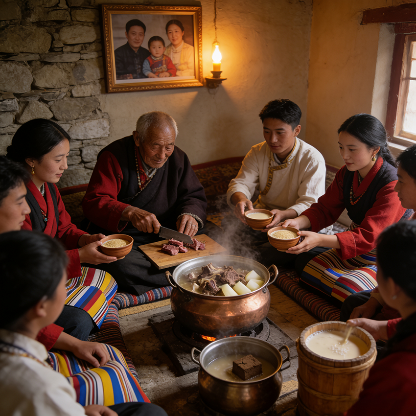 Tibetan Cuisine & Community Interaction