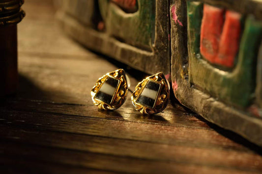 Flame Earrings S925 Silver | Tibetan Buddhist Handmade Spiritual Jewelry