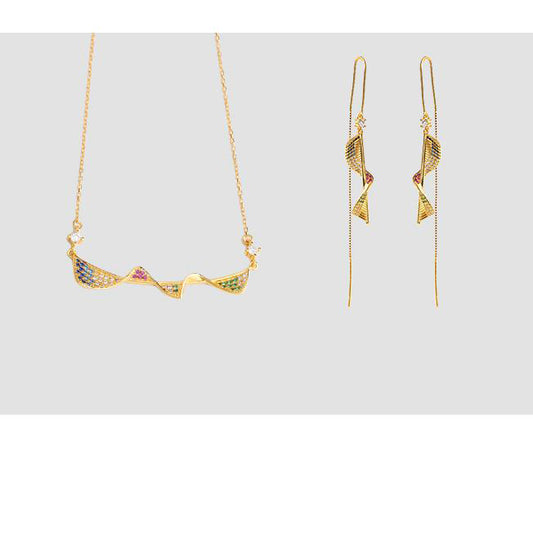 Tibetan Buddhist handcrafted silver Ruyi pendant necklace representing prosperity and graceful living.