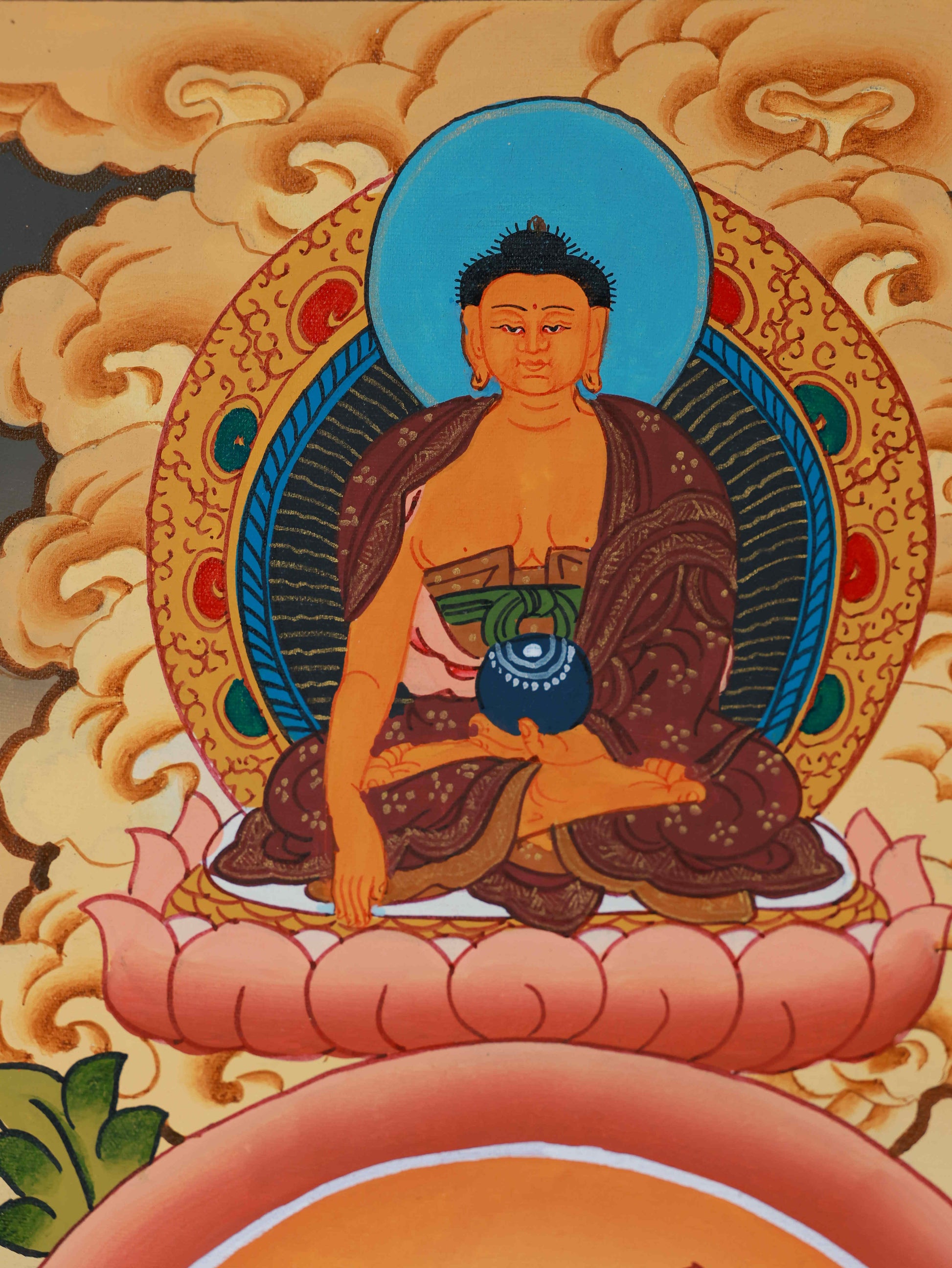 White Tara Thangka, Tibetan Buddhist artwork representing long life, wisdom, and peace.