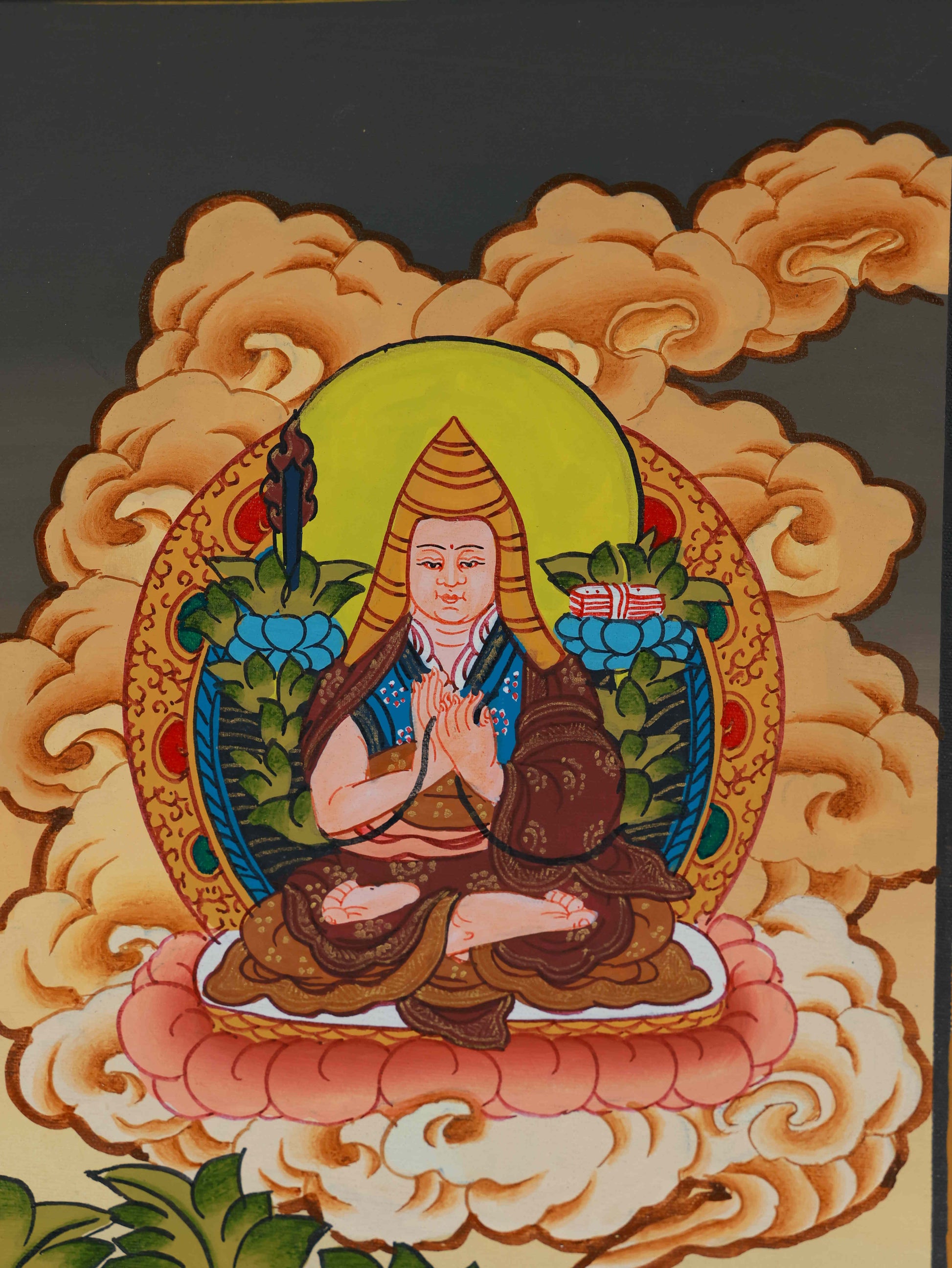 White Tara Thangka, Tibetan Buddhist artwork for meditation, protection, and family blessings.