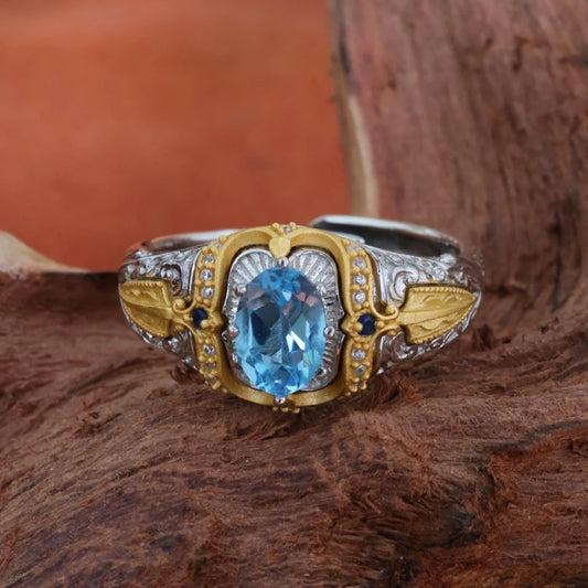 Pure handmade silver Vajra ring reflecting Tibetan Buddhist Jewelry Culture, highlighting traditional jewelry art techniques and sacred symbolism.