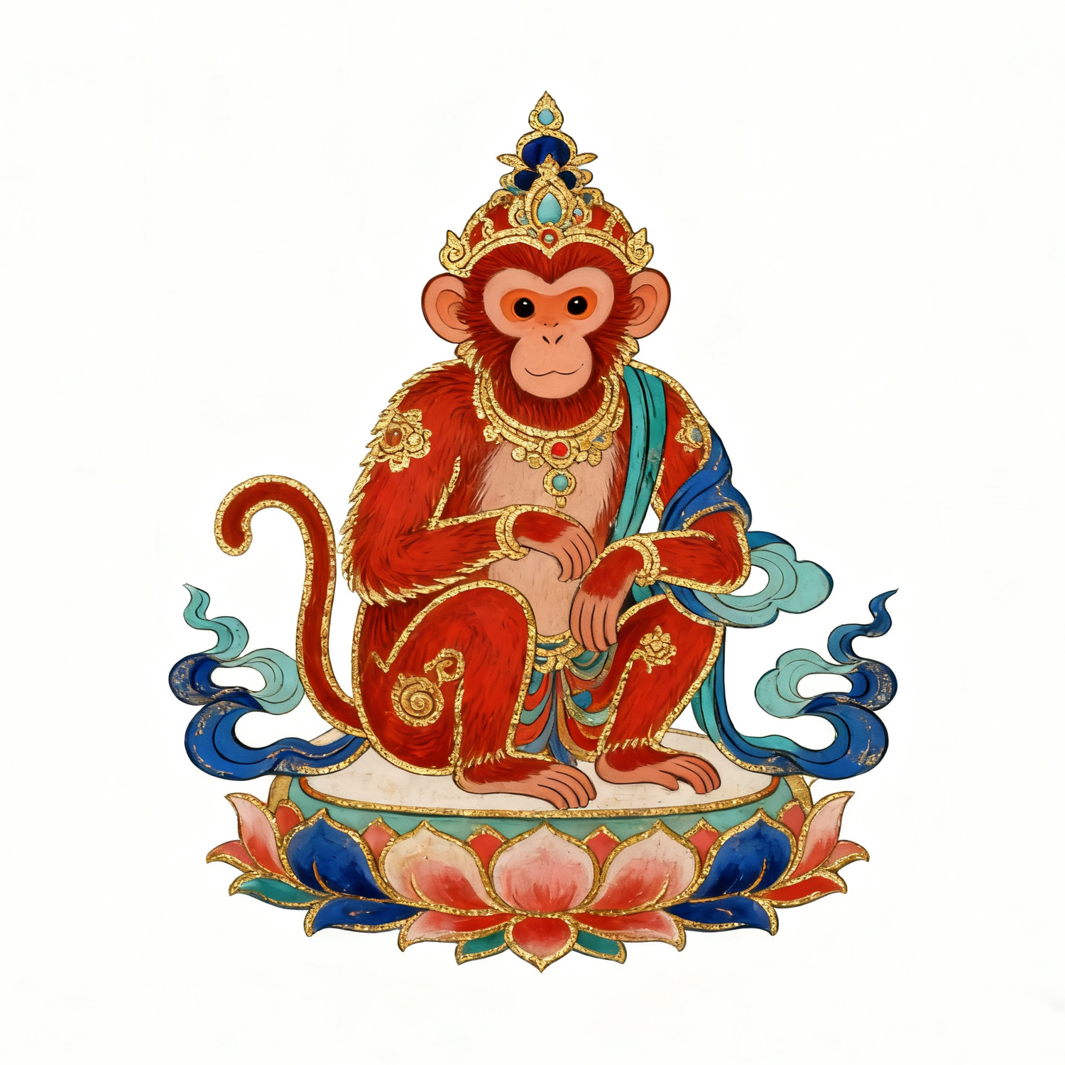 Monkey (Thangka)