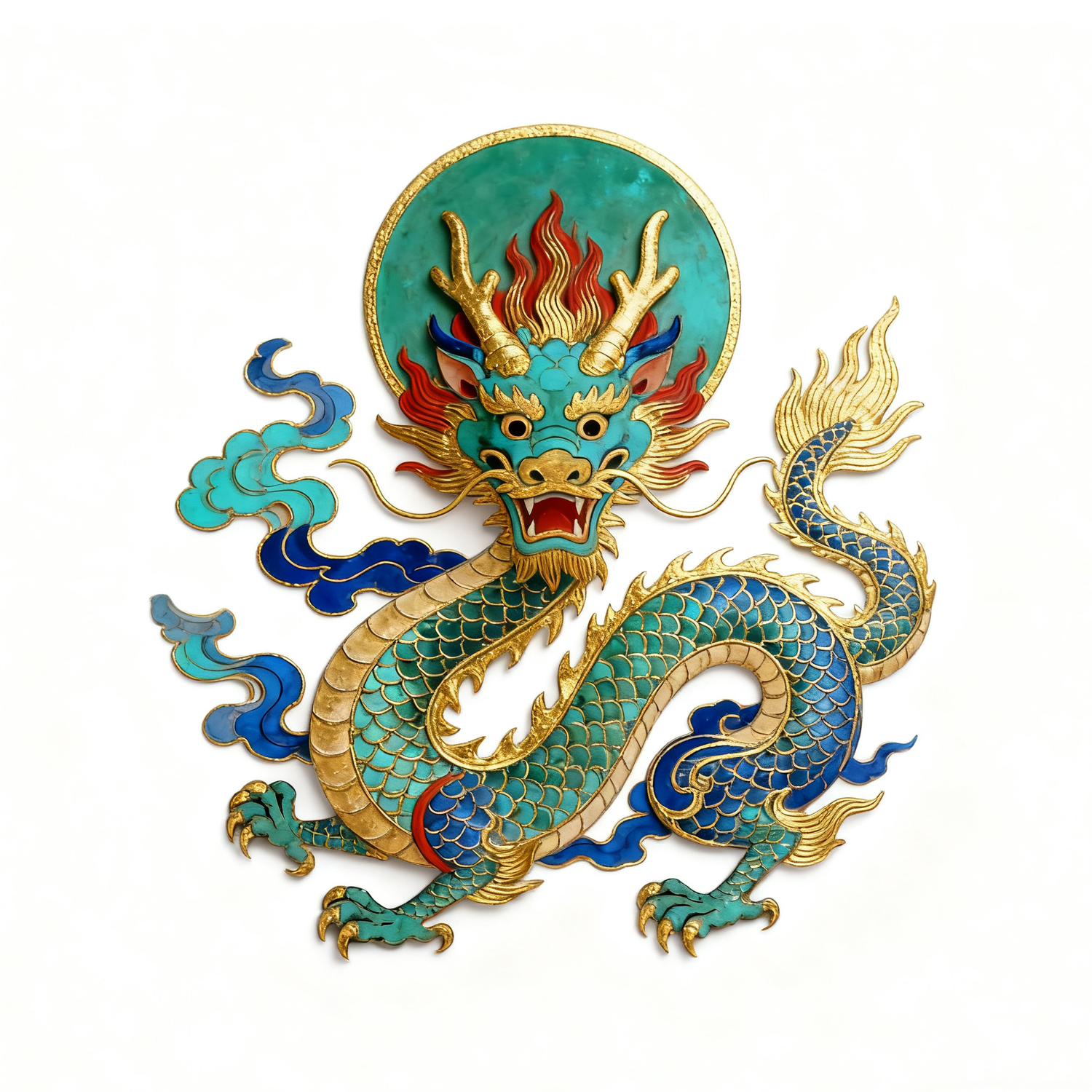 Dragon (Thangka)