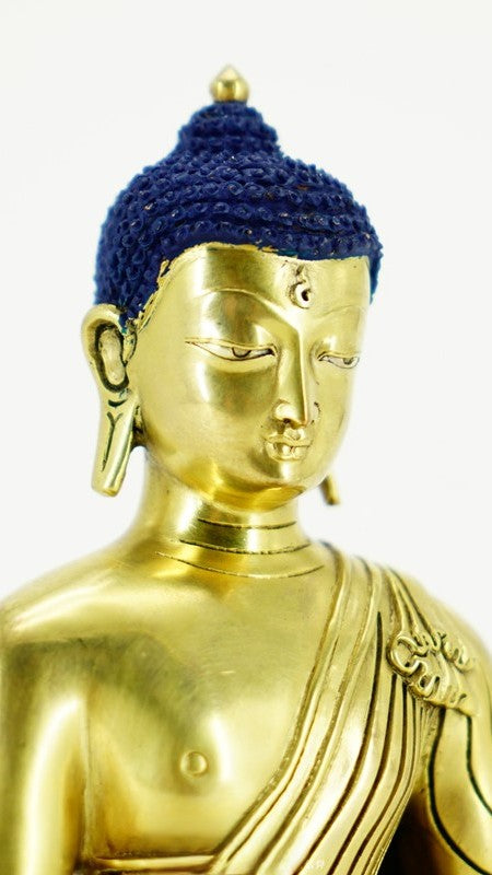 Traditional Tibetan Buddhist Shakyamuni Buddha statue, handmade and painted Buddha Statue-Art