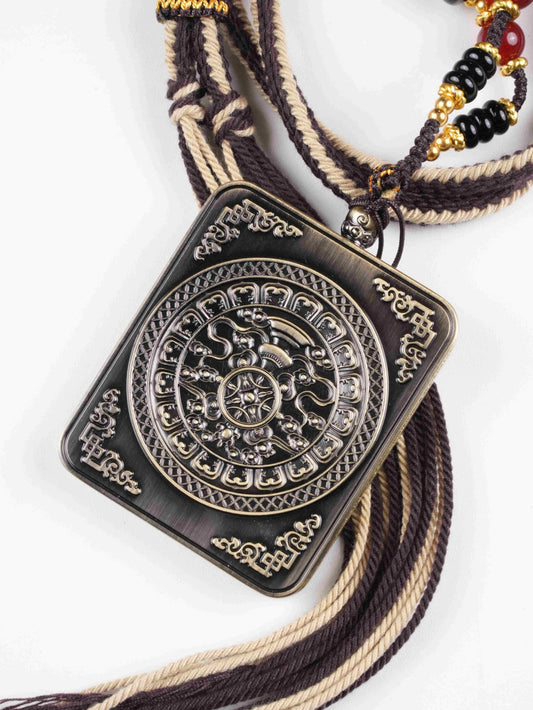 Handmade Yellow Jambhala thangka painting - Traditional Tibetan Buddhist art