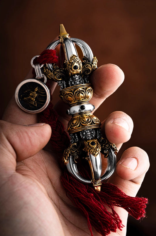 tibetanbuddhist-culture-handheld-protector-vajra-five-pronged-decorative-spiritual-tool