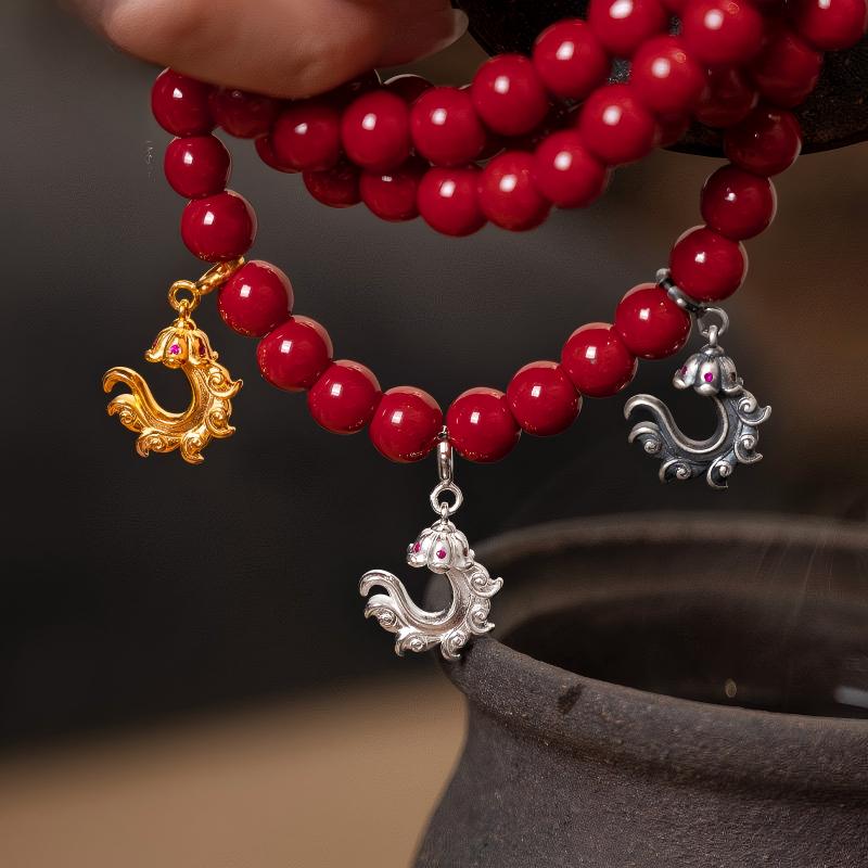 Tibetan-Buddhist Gold-Plated Flower Hook Clasp: Jewelry Tibetan Buddhist Jewelry