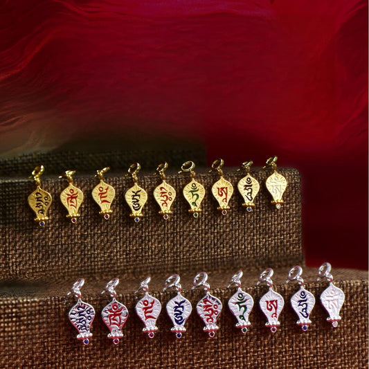 Tibetan Silver Side-Hanging Mala Clasp: Handmade Jewelry Art