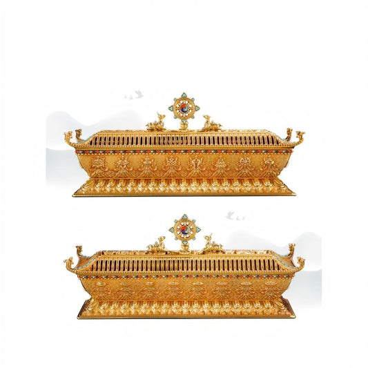 tibetan-buddhist Incense Burner | Brass Tibetan Buddhist Ritual Object