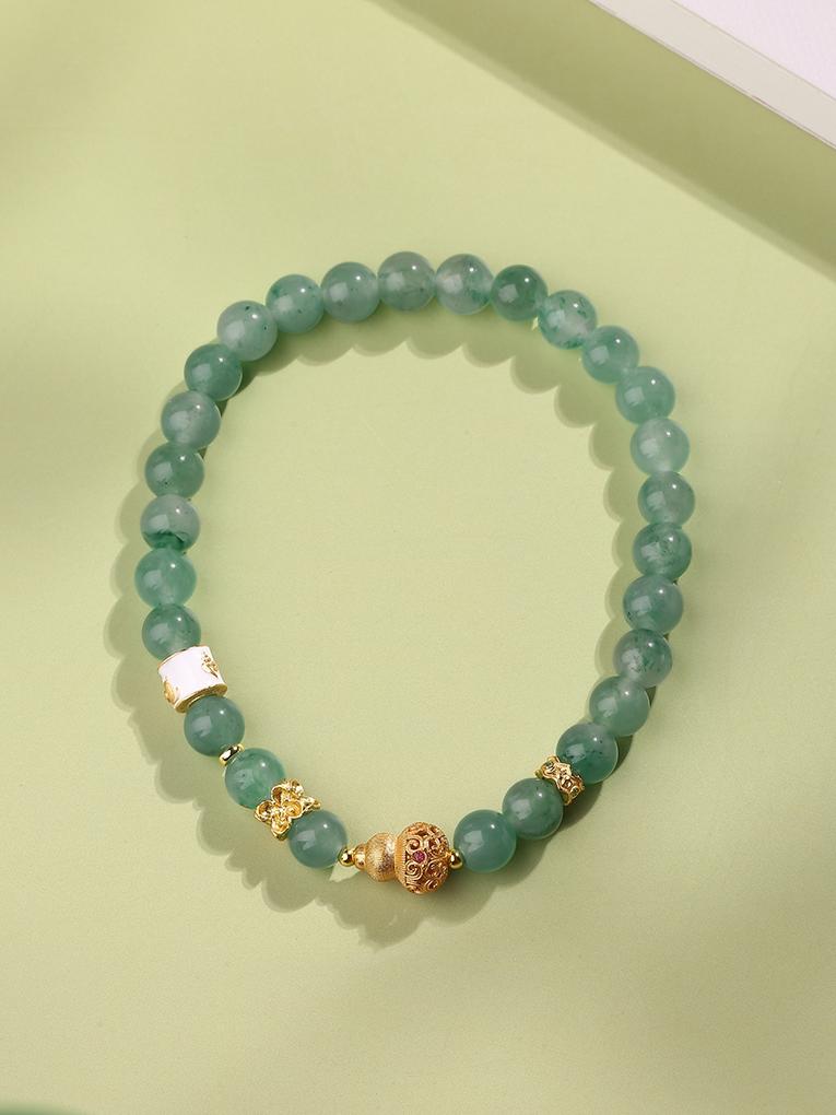 Tibetan-Buddhist Handmade African Jade Bracelet | Jewelry Art