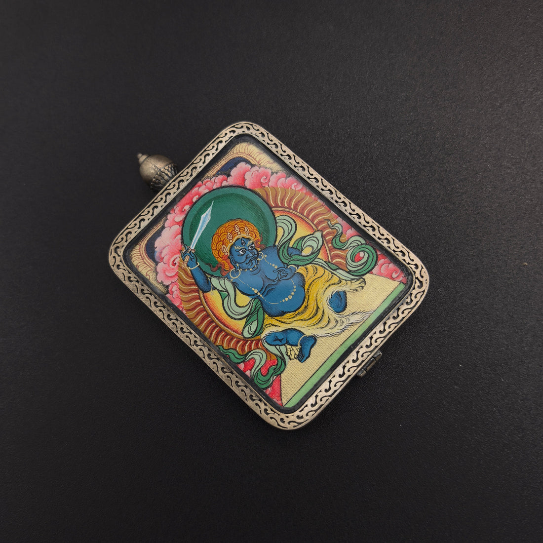 The Immovable One: Acala and the Tibet Red Cloud Thangka in 925 Silver