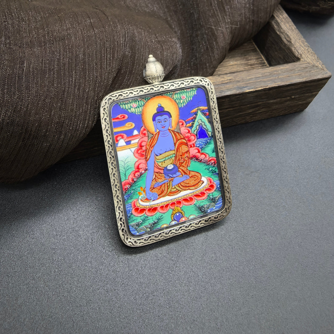 The Medicine Buddha: Bhaisajyaguru and the Rekong Thangka in 925 Silver