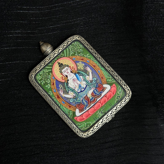 Four-Armed Avalokiteshvara: Compassion and Family Harmony with the Rekong Cuiying Thangka