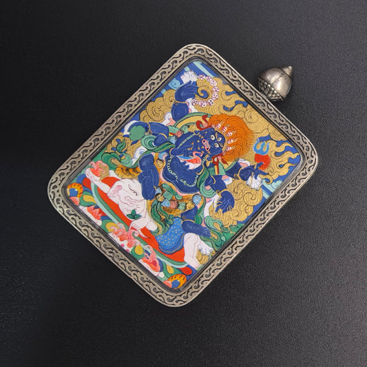 Mahakala: Great Black One and Protection with the Rekong Cuiying Thangka