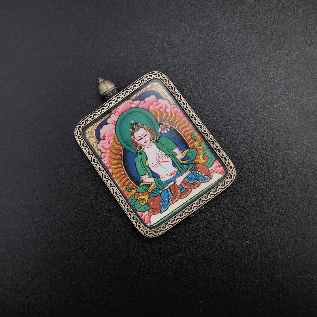 The Bodhisattva of Great Might: Mahasthamaprapta and the Tibet Red Cloud Thangka in 925 Silver