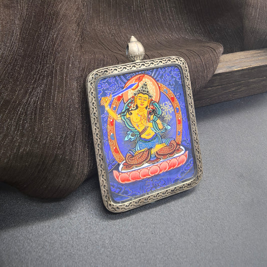 The Mother of All Buddhas: Manjushri and the Rekong Blue Thangka in 925 Silver
