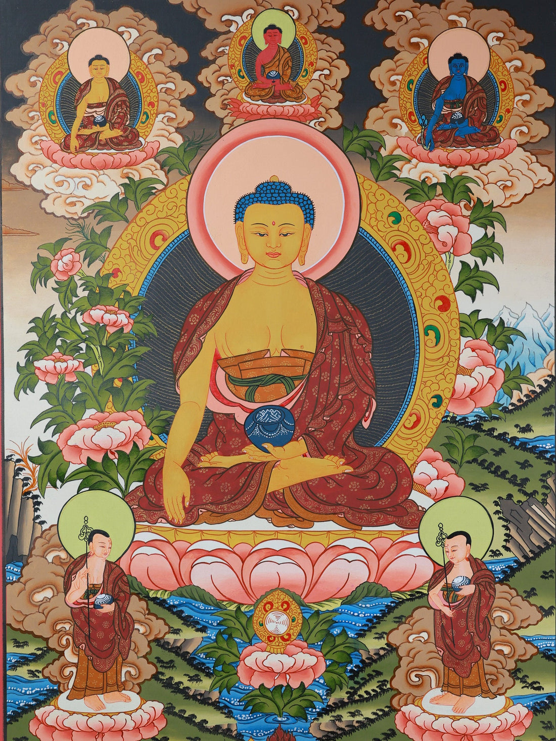 The Light of Enlightenment in Tibetan Thangka: The Sacred Position and Cultural Context of Shakyamuni in Tibetan Buddhism