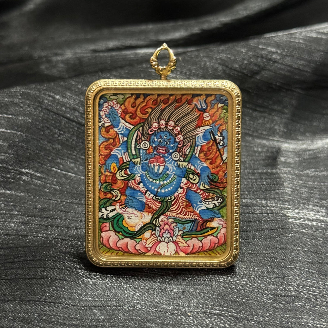 The Great Black One: Protection and Wealth with the Nepal Six-Armed Mahakala Thangka