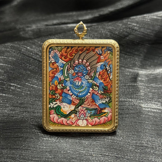 The Great Black One: Protection and Wealth with the Nepal Six-Armed Mahakala Thangka