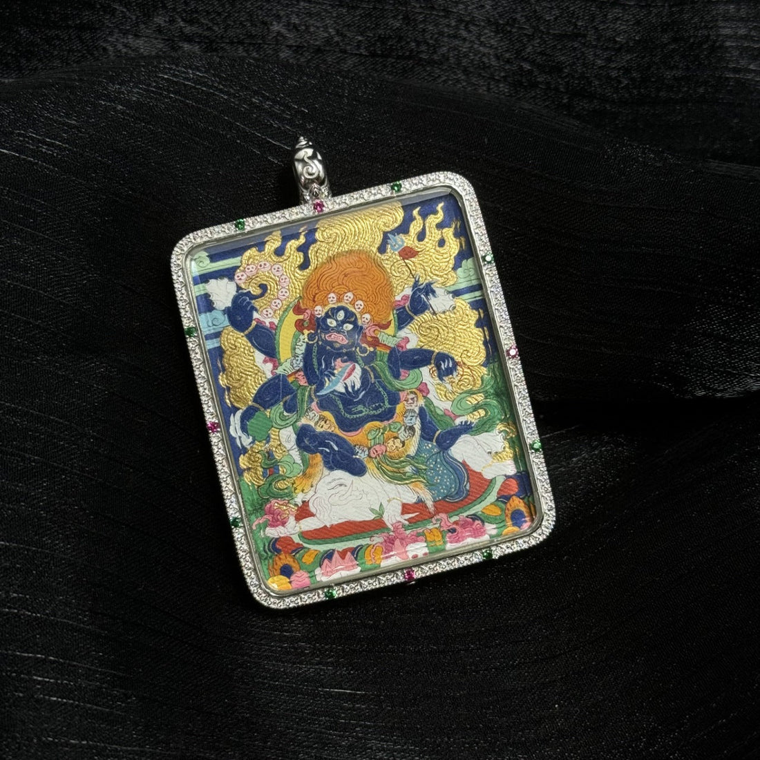 The Great Protector and God of Enterprise: Pacification and Success with the Tibet Bold Six-Armed Mahakala Thangka
