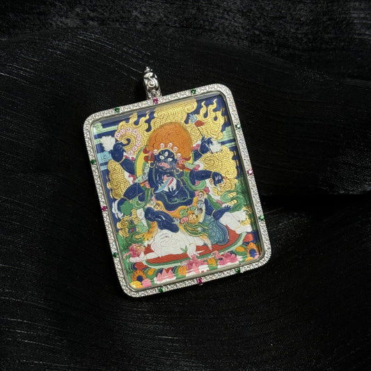The Great Protector and God of Enterprise: Pacification and Success with the Tibet Bold Six-Armed Mahakala Thangka