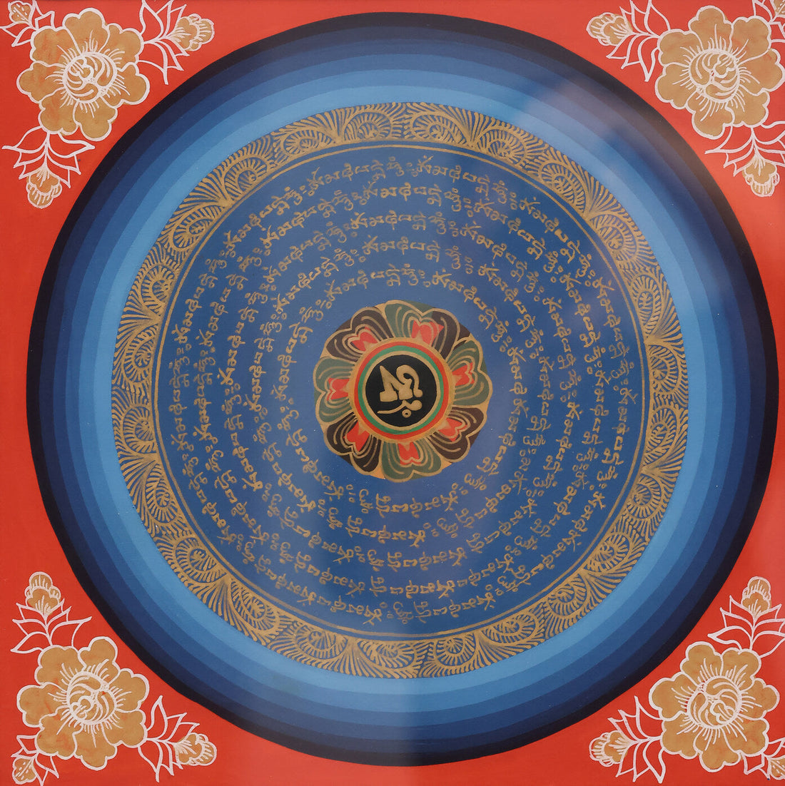 翻译成英文 Six-Syllable Mantra Mandala Thangka: The Visualization of Cosmic Order and the Spirituality in Craftsmanship
