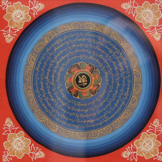 Tibetan Buddhist Six-Syllable Mantra Mandala Thangka: The Visualization of Cosmic Order and Spirituality in Craftsmanship