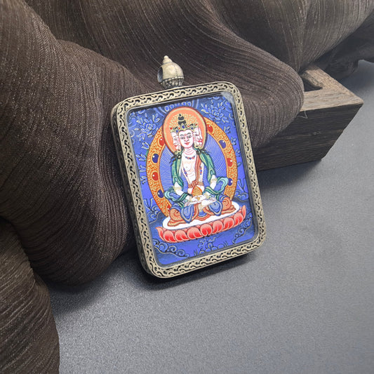 The Buddha of Luminous Wisdom: Vairocana and the Rekong Blue Thangka in 925 Silver