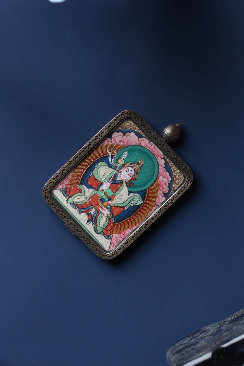 Beyond the Amulet: Unveiling the Wisdom of Palden Lhamo—Your 3.5×4.5cm Guide to Joyful Abundance