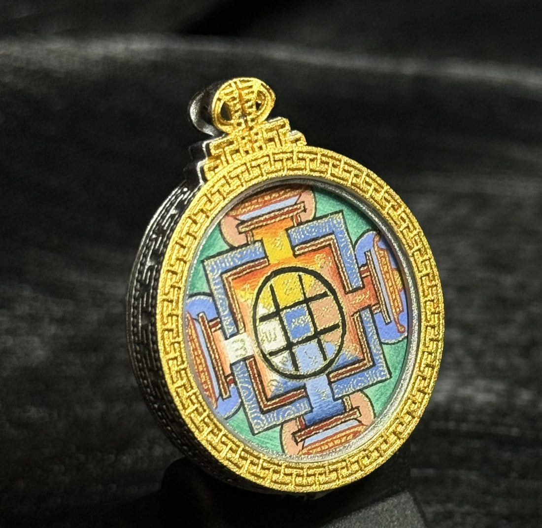 The Yamantaka Mandala: Wisdom and Protection with the Tibet Thangka Pendant