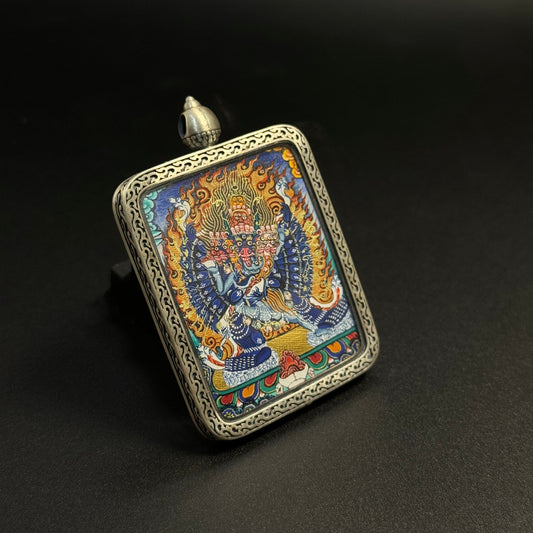 Yamantaka: Conqueror of Death and Destruction of Obstacles with the Rekong Cuiying Thangka