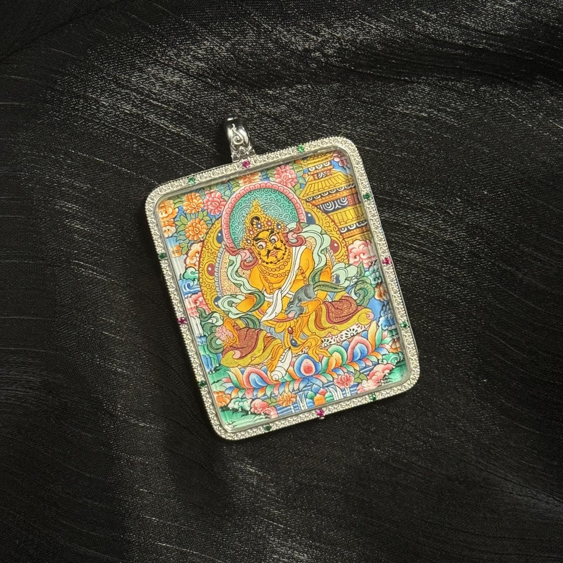 The Chief of Wealth Deities: Right Wealth and Career with the Yellow Jambhala Mandala Thangka